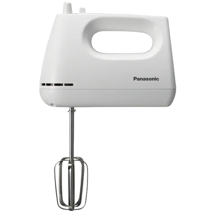 Mixere - Mixer Manual Panasonic MK-GH3WTQ, 175W, 5 viteze, 4 accesorii incluse – alb elegant pentru bucătăria ta!