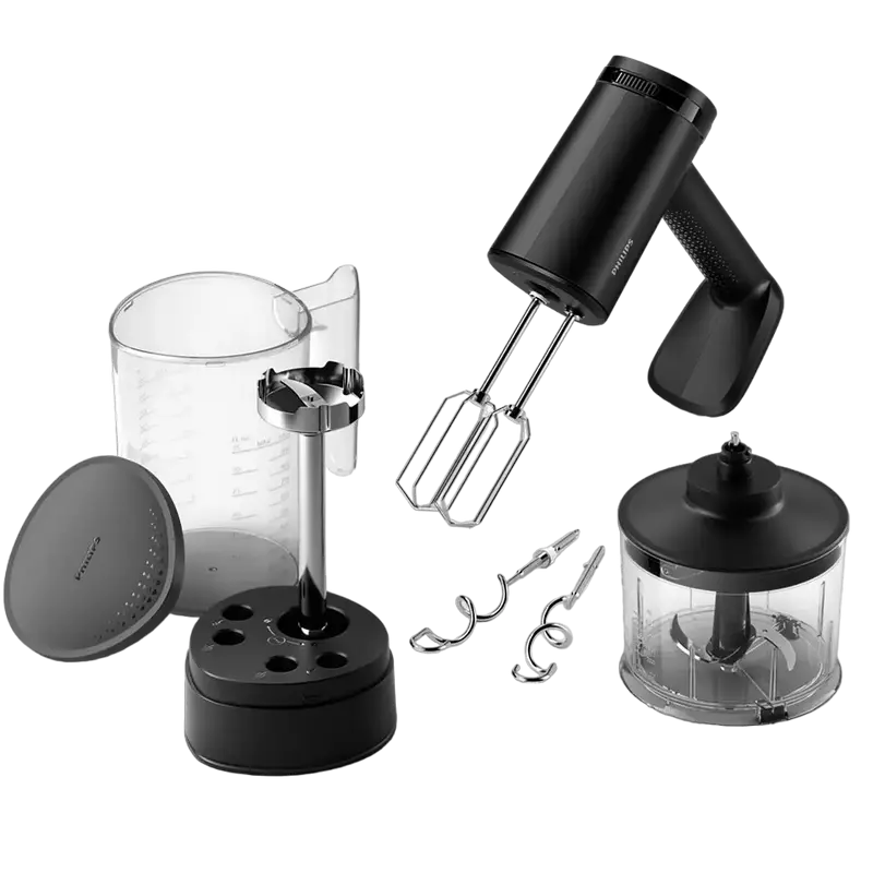 Mixere - Mixer Philips HR3781/20
Putere:  500 W
Materialul carcasei:  Plastic 
Trepte de viteze:  5 
Numărul duze incluse:  5 
Mod turbo:  Da
