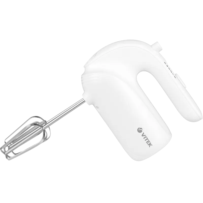 Mixere - Mixer VITEK VT-1494
Putere:  400 W
Materialul carcasei:  Plastic 
Trepte de viteze:  5 
Numărul duze incluse:  4 
Buton pentru decuplare accesorii