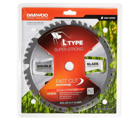 Motocoasă pe benzină DAEWOO DABC 520 (Motor 2 timpi, 51,8 cm³, 1,9 CP, Fir 42 cm, Disc 255 mm cu 40 dinți) [13]