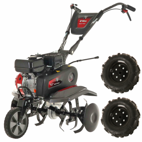 Motocultoare - Motocultor pe benzină Rato RG3.6-75Q-D-II cu freză (7 CP, 212 cm³, Transmisie curea, 2+1 viteze)