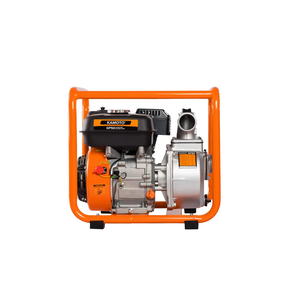 Motopompă pe benzină KAMOTO GP50 (7.0 CP, 50 mm / 2", 30 m³/h, H 30m) [1]