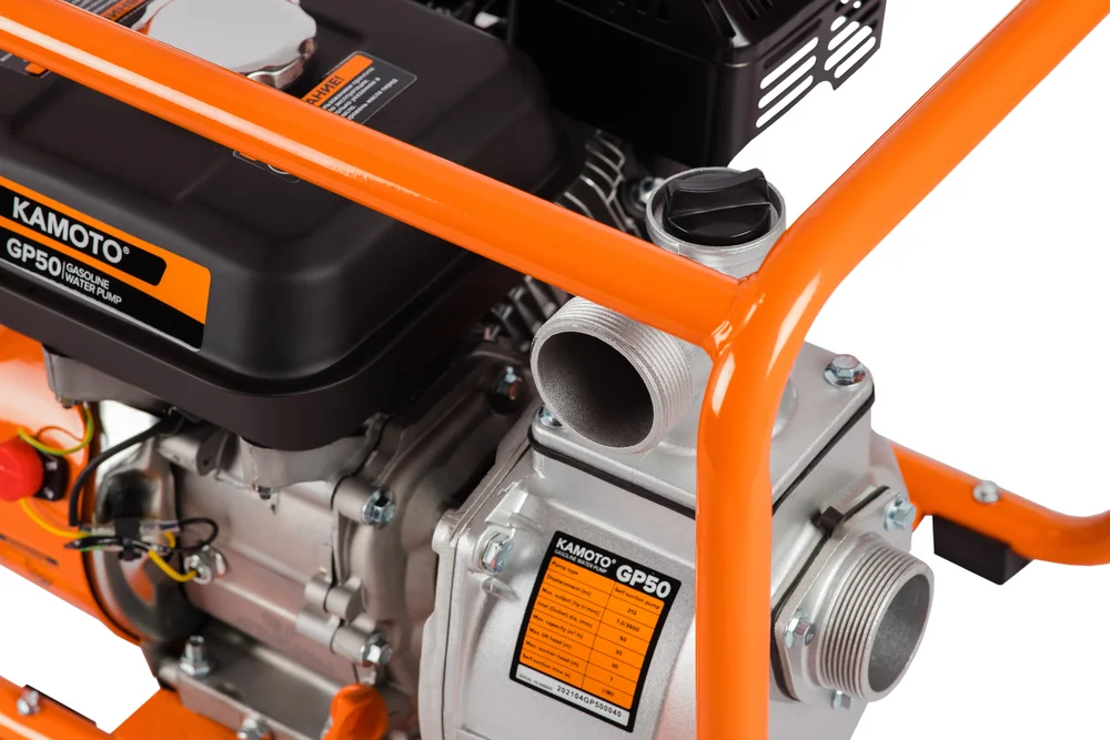 Motopompă pe benzină KAMOTO GP50 (7.0 CP, 50 mm / 2", 30 m³/h, H 30m) [3]