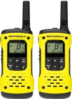 Electronice - Motorola Walkie-Talkie TalkAbout T92 H2O, Twin, IP67, 16 Channels, 10km, Yellow/Black (2023 edition)