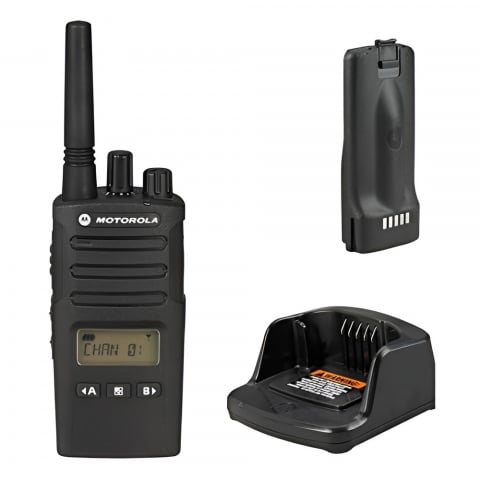 Motorola Walkie-Talkie TalkAbout XT460, IP55, 8 Channels (16-position channel), 9km, Black [2]