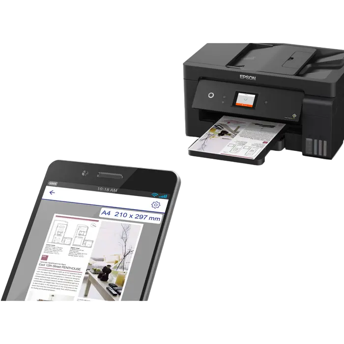 МФУ цветное струйное Epson L14150, Черный – Формат A3+ и экономия для офиса и дома [1]