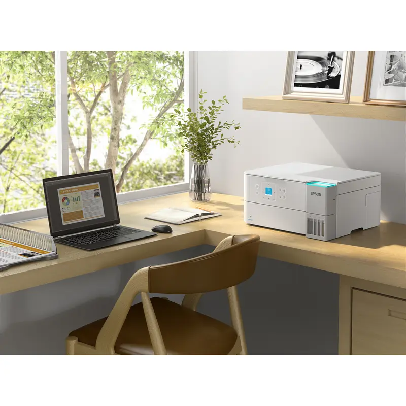 Multifuncțională CISS Epson EcoTank L4367 Color A4 (Print, Scan, Copy, Wi-Fi Direct, Duplex, LCD 3.7 cm, Alb) [1]