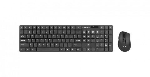 Natec Wireless Combo Keyboard+Mouse Stingray, Black [2]