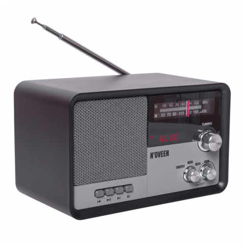 Портативное радио NOVEEN PR950 Black — DAB/DAB+, FM, экран, память станций, питание от сети и батареек [1]