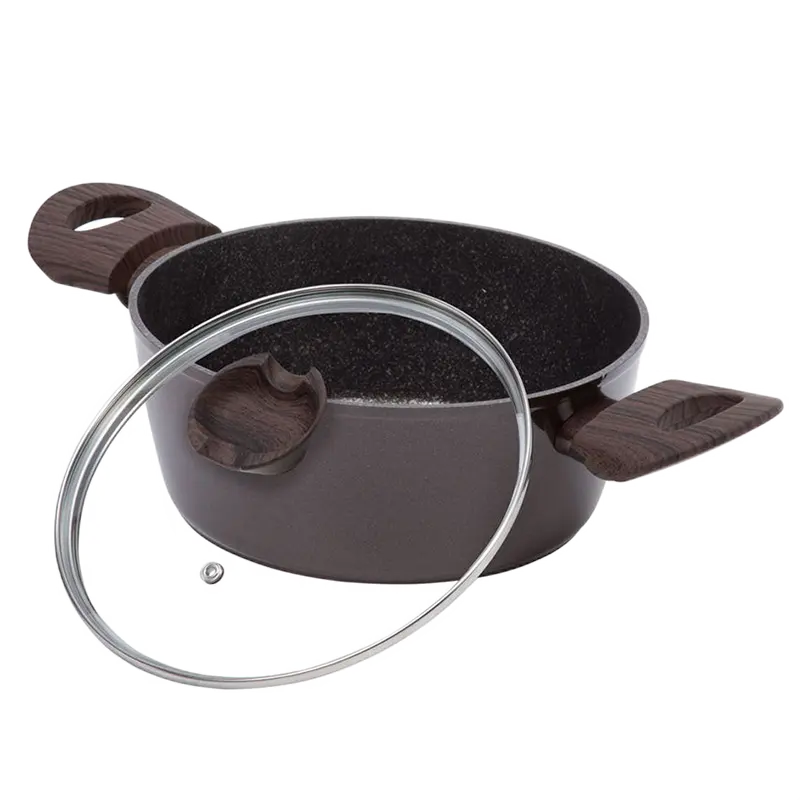 Кастрюля RESTO 93018, 2.5L, 20см, Коричневая – Элегантность и практичность на вашей кухне [4]