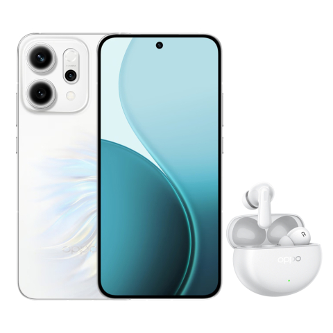 Oppo Reno 14 - OPPO Reno 14 5G 12/512GB Opal White + Oppo TWS Headphones Enco Air 4 Pro