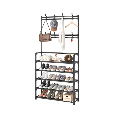 Organizator pantofi și accesorii 5 nivele – Negru [2]