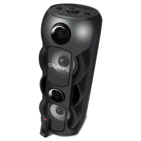 Partybox SVEN "PS-720" 80w, Black, Bluetooth, TWS, Bluetooth, FM, USB, microSD, 2x4400mA*h [3]