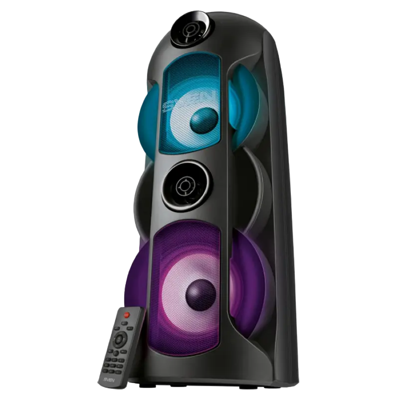 PartyBox - Partybox SVEN "PS-720" 80w, Black, Bluetooth, TWS, Bluetooth, FM, USB, microSD, 2x4400mA*h