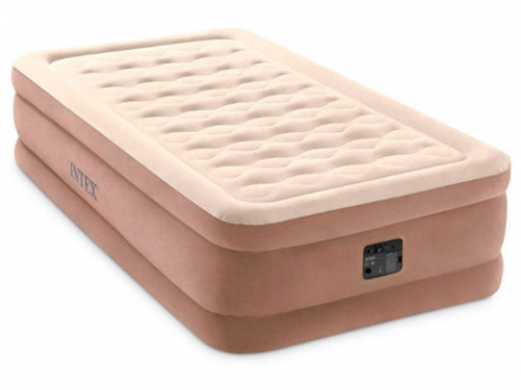 Pat gonflabil “Velur Ultra Plush” 99х191х46 cm cu pompă încorporată 220V, până la 136 kg [1]