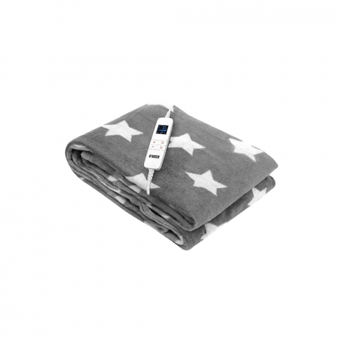 Incalzitoare - Pătură electrică încălzită NOVEEN EB651 Grey Star 180 x 130 cm