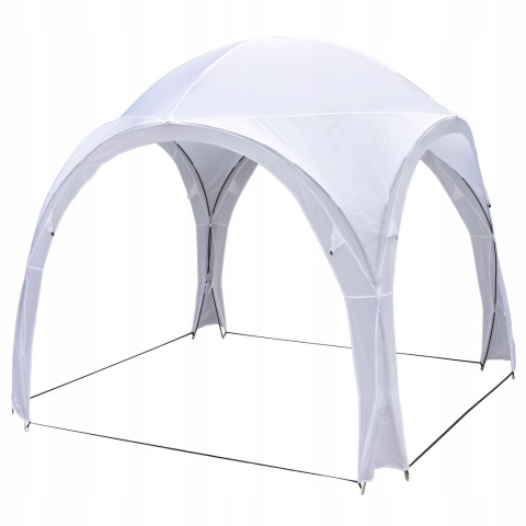 Pavilion de gradina/comercial, pliabil, Jumi, 320x320x250cm, Alb [5]