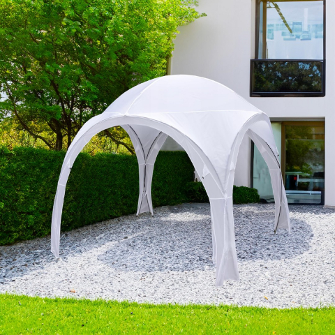 Pavilion de gradina/comercial, pliabil, Jumi, 320x320x250cm, Alb [1]