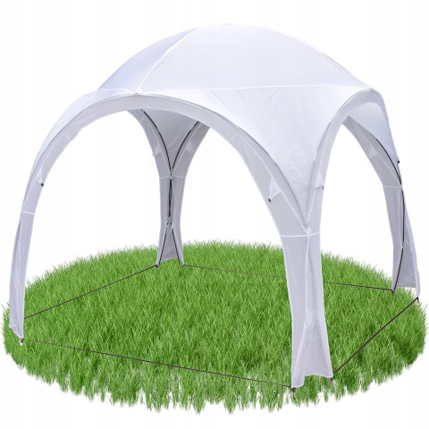 Pavilion de gradina/comercial, pliabil, Jumi, 320x320x250cm, Alb [3]