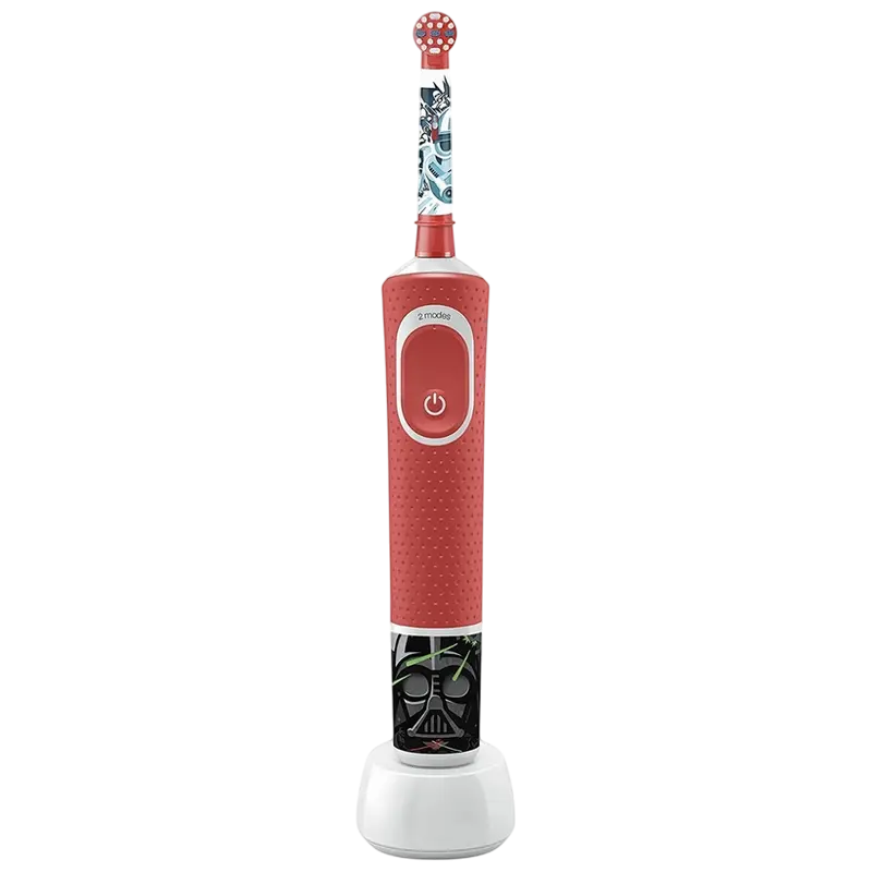 Electrocasnice - Periuță de dinți electrică Oral-B Vitality Kids D100 Star Wars Roșu – Puterea Forței pentru dinți perfect curați!