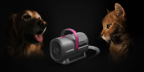 Petkit FurWaker 5-in-1 Pet Grooming Kit, Brushing, trimming and vacuum all at once, 5 professional grooming and vacuum tools, white [2]