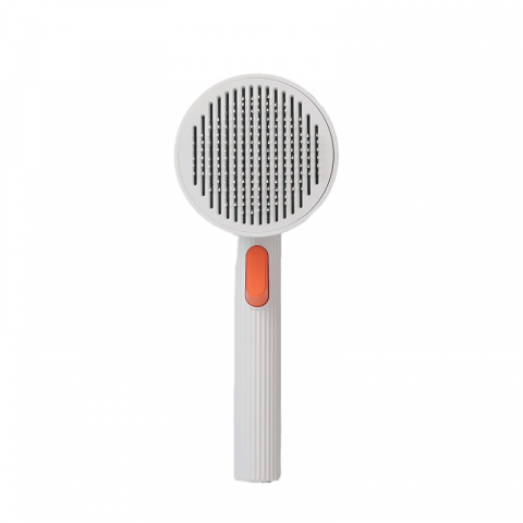 Produse pentru animale - Petkit Pet Grooming Brush 2, Material: Stainless steel and acrylonitrile butadiene styrene, high-density polyethylene, Size: 200*79*67mm, white