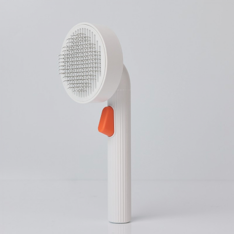 Petkit Pet Grooming Brush 2, Material: Stainless steel and acrylonitrile butadiene styrene, high-density polyethylene, Size: 200*79*67mm, white [2]