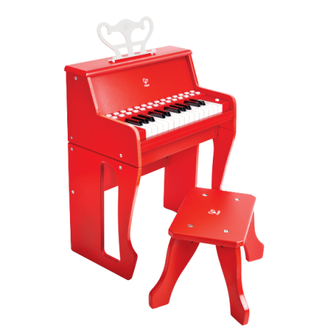 Instrumente Muzicale - Pian electric cu lumini și taburet HAPE – muzică și distracție creativă pentru copii