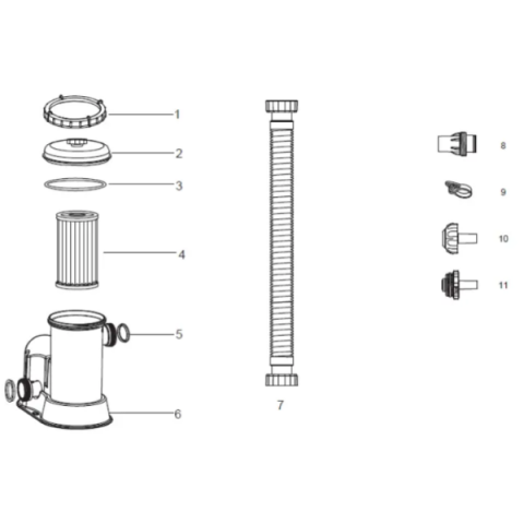Piscină Bestway Power Steel 549x274x122 cm – 14812L, cu cadru metalic și pompă cu filtru pe cartuș [14]