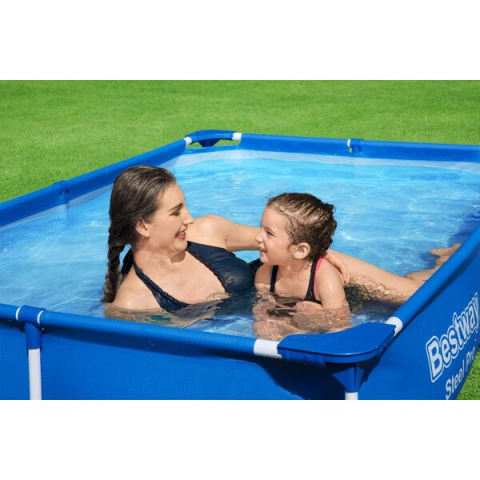 Piscină Bestway Steel Pro 221x150x43 cm – Perfectă pentru Copii! [5]