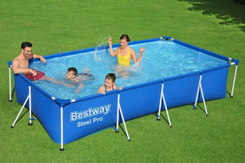 Piscina Carcas Metal Steel Pro 400x211x81cm, 5700L [1]