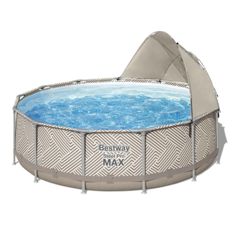 Piscină cu cadru metalic Bestway Steel Pro MAX 396×107 cm (11.133L) – relaxare completă în propria curte [2]