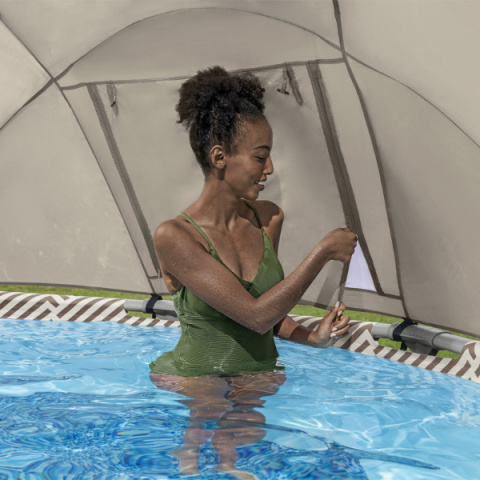 Piscină cu cadru metalic Bestway Steel Pro MAX 396×107 cm (11.133L) – relaxare completă în propria curte [4]