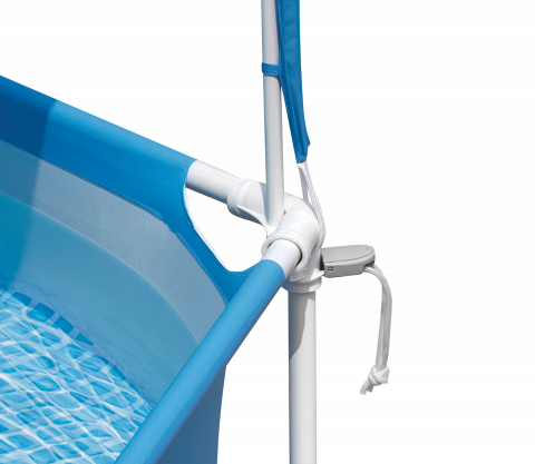 Piscină cu cadru metalic și baldachin INTEX, 183x38cm, 700L – Răcorire și distracție pentru copii [2]