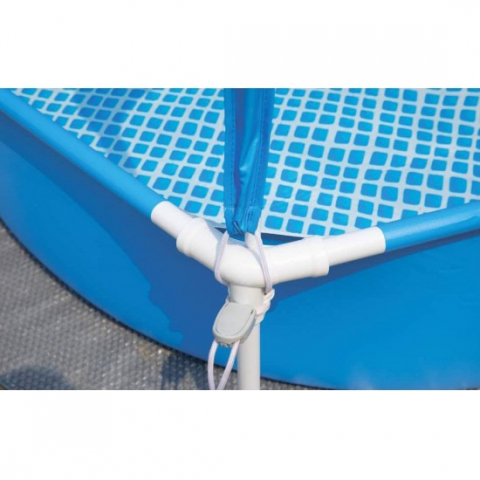 Piscină cu cadru metalic și baldachin INTEX, 183x38cm, 700L – Răcorire și distracție pentru copii [4]