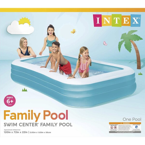 Piscină gonflabilă de familie 305x183x56 cm, 1050 L, 6+ [3]