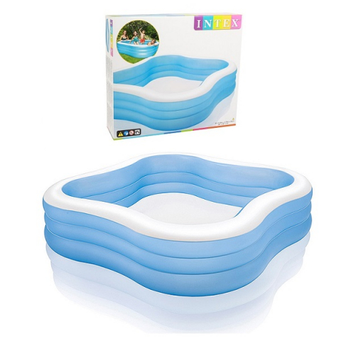 Piscină gonflabilă de familie Val pe plajă 229x229x56 cm, 1350 L, 6+ [2]