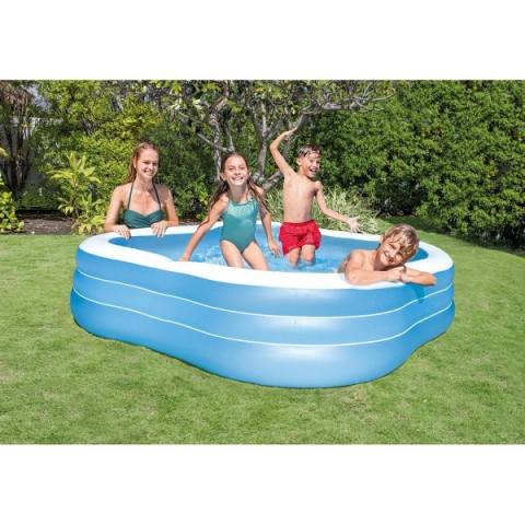 Piscină gonflabilă de familie Val pe plajă 229x229x56 cm, 1350 L, 6+ [3]