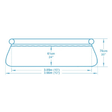 Piscină gonflabilă Fast Set 366х76 cm, 5377L [3]