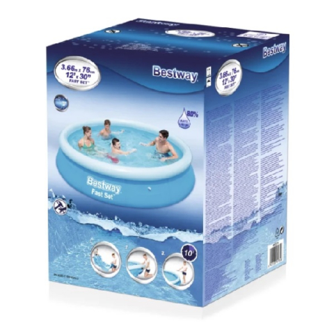 Piscină gonflabilă Fast Set 366х76 cm, 5377L [2]
