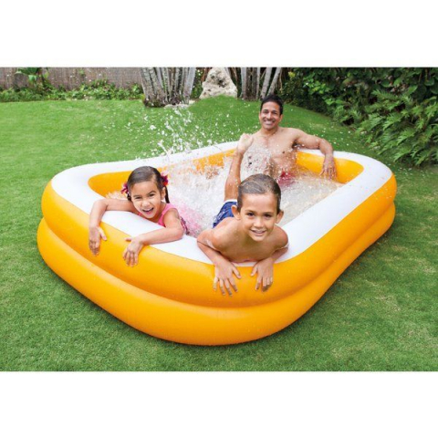 Piscină gonflabilă pentru copii 229x147x46 cm, 600 L, 3+ [1]
