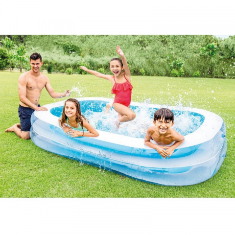 Piscină gonflabilă pentru familie 262x175x56 cm, 770 L, 6+ [1]