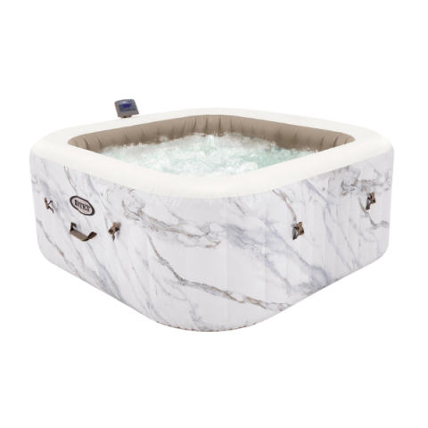 Piscină INTEX Jacuzzi SPA gonflabil „Calacatta Dual Zone Deluxe” 175×71 cm, 795 L, 4 persoane – Relaxare de lux cu hidromasaj și design elegant! [9]