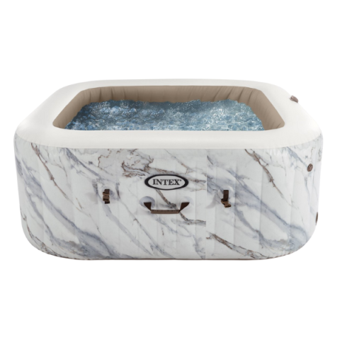 Piscină INTEX Jacuzzi SPA gonflabil „Calacatta Dual Zone Deluxe” 175×71 cm, 795 L, 4 persoane – Relaxare de lux cu hidromasaj și design elegant! [8]