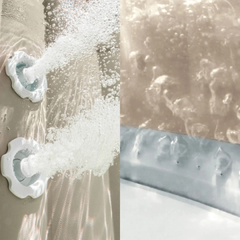 Piscină INTEX Jacuzzi SPA gonflabil „Calacatta Dual Zone Deluxe” 175×71 cm, 795 L, 4 persoane – Relaxare de lux cu hidromasaj și design elegant! [6]