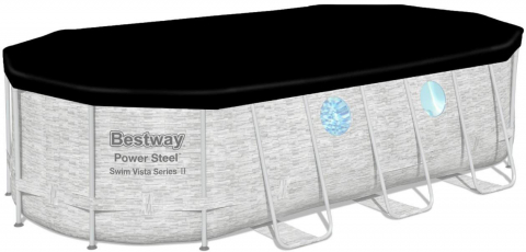 Бассейн Power Steel 549x274x122 см, 13430 л, металлический каркас [2]