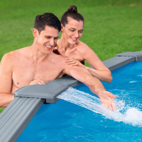 Piscină premium cu cadru metalic Bestway Hydrium 732×132 cm (49.200L) – lux, durabilitate și relaxare pe tot anul [5]