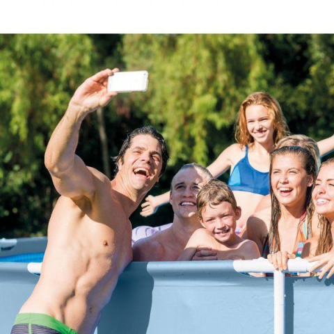 Piscină INTEX PRISM FRAME PREMIUM 305×76 cm, 4485L, Cadru Metalic [4]
