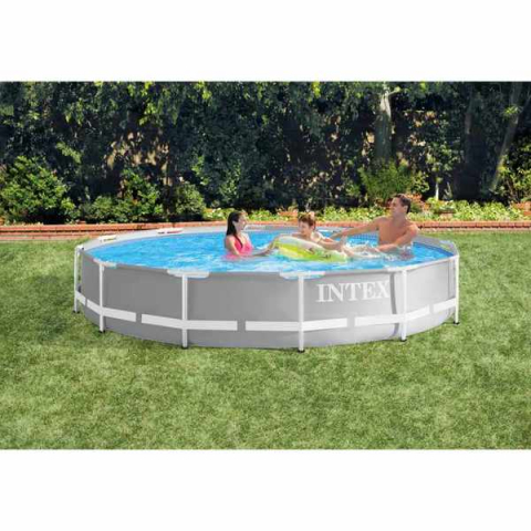 Piscină INTEX PRISM FRAME PREMIUM 366×76 cm, 6503L, Cadru Metalic [1]