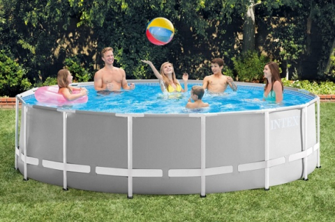 Piscină INTEX PRISM FRAME PREMIUM 457x122 cm, 16.805L, Cadru Metalic [2]